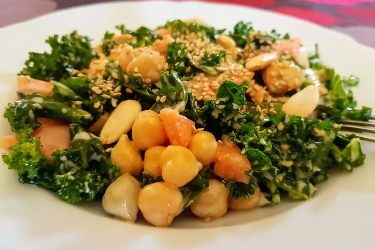 Kichererbsensalat Mit Gr Nkohl Rezepte Bonapeti De