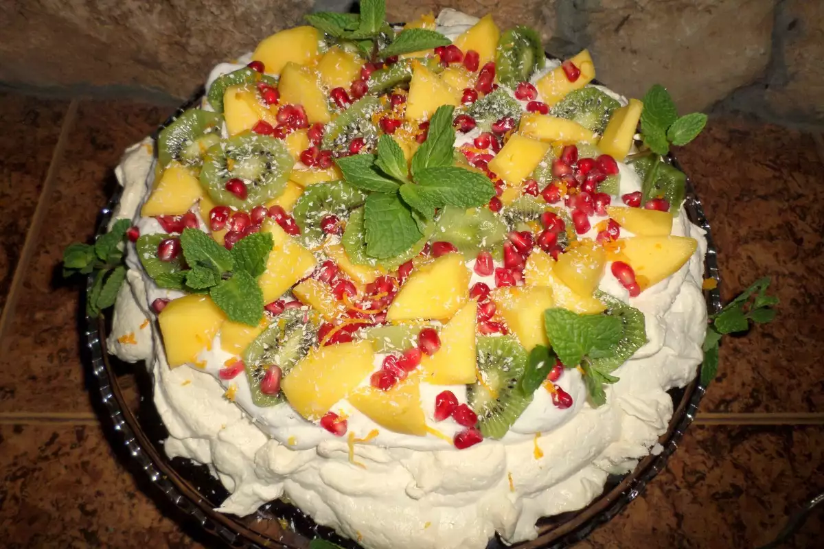 Pavlova Torte Mit Mango - 1 Rezepte | Bonapeti.de