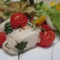 Weißer Fisch mit Kirschtomaten im Bratschlauch