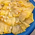 Ananas Carpaccio mit Honigdressing