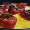 Gefüllte Paprika mit Soße
