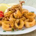 Köstlicher panierter Tintenfisch