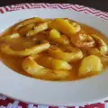 Tintenfisch mit Kartoffeln