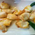 Tintenfisch mit Weißwein