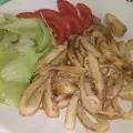 Marinierter Tintenfisch auf dem Grill