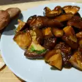 Karamellisierte Shiitake Pilze in Sojasoße