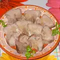 Schweinezunge in Knoblauchbutter