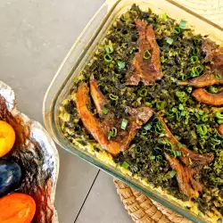 Агнешки котлети с ориз и спанак на фурна (ЗА ПРЕВОД)