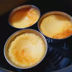 Creme Karamell in einer Heißluftfritteuse