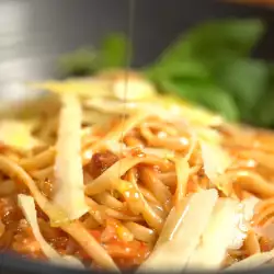 Spaghetti mit Chilischoten