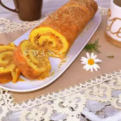 Herbst-Dessert mit braunem Zucker