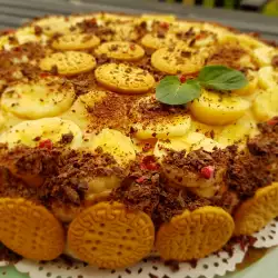 Bananen-Keks-Torte mit Gelatine