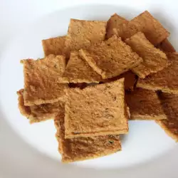 Glutenfreie Cracker aus roten Linsen