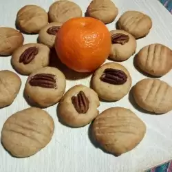 Kekse mit Orangenschalen