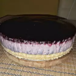 Cheesecake mit Heidelbeeren ohne backen