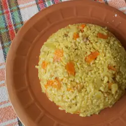 Beilage mit Reis