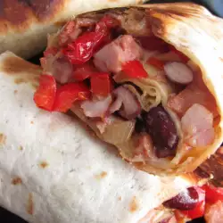 Chimichanga Burrito mit Hähnchen