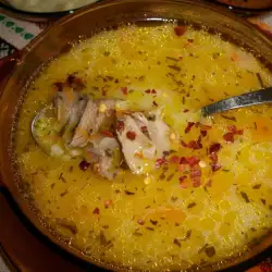 Suppen und Brühen mit Butter