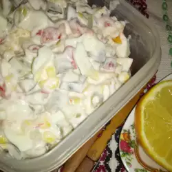 Salat mit Mais  und Joghurt