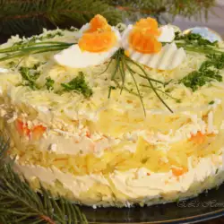 Herzhafte Torte mit Käse