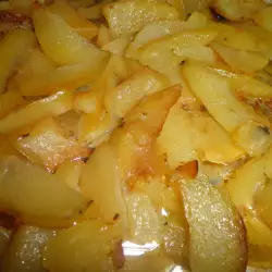 Leicht gebackene Kartoffeln