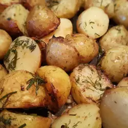 Kartoffeln im Ofen mit Dill