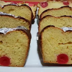Kuchen mit gezuckerter Kondensmilch