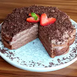 Saure-Sahne-Torte mit Vanille