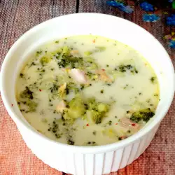 Suppe mit Brokkoli