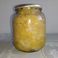Eingekochtes Sauerkraut