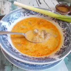 Suppe mit Knoblauch ohne Fleisch