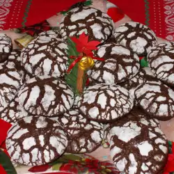 Crinkle Cookies mit Kakao