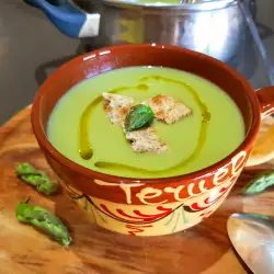 Suppe mit Lauch ohne Fleisch