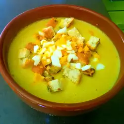 Suppe mit Petersilie ohne Fleisch