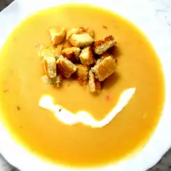Suppe mit Sellerie ohne Fleisch