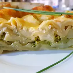 Lasagne mit Brokkoli und Käse