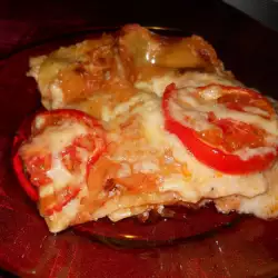 Lasagne mit Tomatenmark