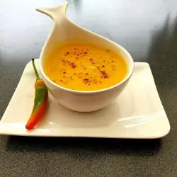 Suppe mit Zitronensaft ohne Fleisch