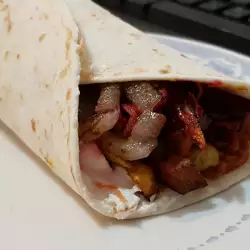 Mexikanischer Hähnchen Burrito