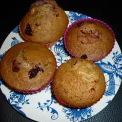 Einfache Muffins mit Marmelade