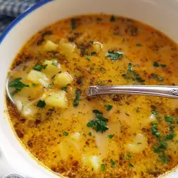 Suppen und Brühen mit Mehl