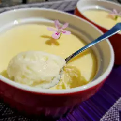 Pudding mit Butter