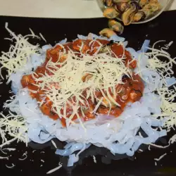 Spaghetti mit Muscheln