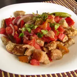 Original toskanischer Panzanella Salat