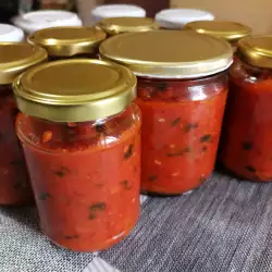 Tomaten mit Knoblauch
