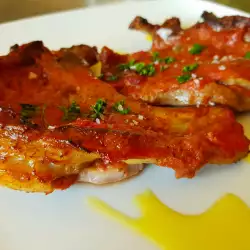 Schweinefleisch mit Tomaten