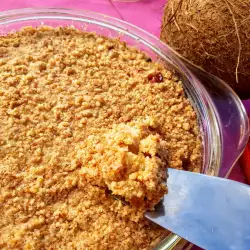 Leichter Apfelstreuselkuchen mit Kokos