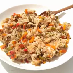 Veganer Reis im Ofen
