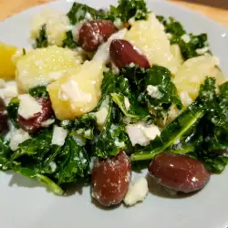 Kartoffelsalat mit Grünkohl