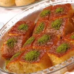 Türkisches Dessert mit Backpulver
